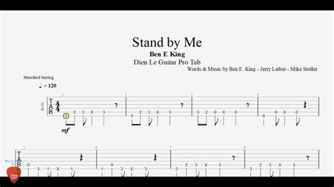 Ben E King Stand By Me Guitar Pro Tab YouTube