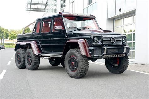 Brabus B63s 700 6x6 With Red Carbon Accents Gtspirit