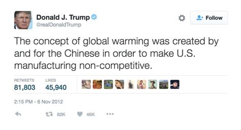 Trump Didnt Delete His Tweet Calling Global Warming A Chinese Hoax The Washington Post