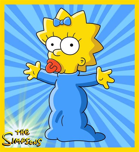 Maggie Simpson By El Maky Z On Deviantart Simpsons Characters Classic