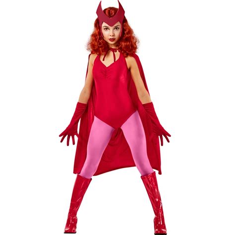 Marvel Studios Wandavision Scarlet Witch Classic Womens Costume Xlarge