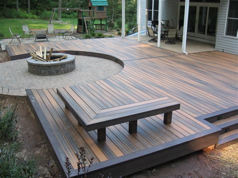 Ground Level Deck Ideas Designs And Pictures Composite Page 3