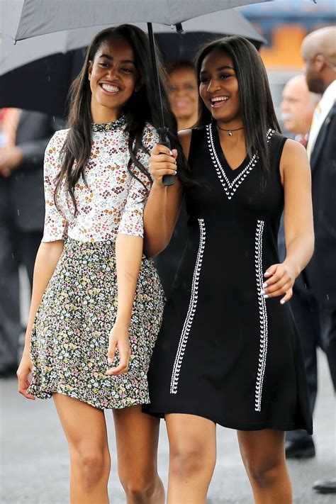 malia obama demonstrates how to wear florals in the winter malia obama malia and sasha obama