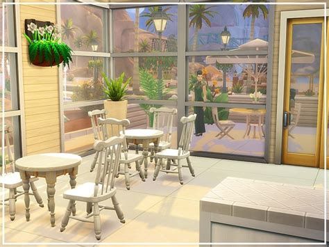 Oasis Modern Cafe At Msq Sims Sims 4 Updates