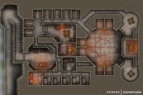 Free Arena Prison Of The Condemned 20x30 Battlemap Oc Dndmaps