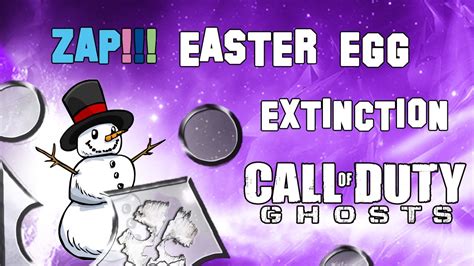 Call Of Duty Ghosts Extinction Nightfall Zap Snowman Easter Egg
