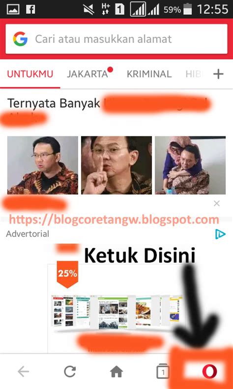 Bagi anda yang mengunjungi situs tertentu maka anda bisa menyimpan halaman tersebut, sehingga anda dapat membukanya secara langsung tanpa harus mengetikkan alamat situs. Cara Menghilangkan Iklan di Browser Opera Mini Pada Android