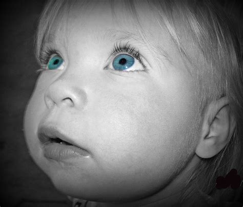 Blue Eyed Baby This Baby Is Staring In Awe At The Seals In Flickr