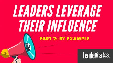 Student Leaders Leverage Their Influence Part 2 By Example Student