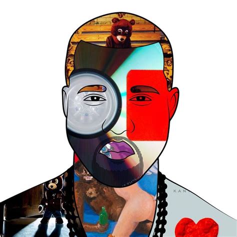 Kanye West Made Up Of His Album Covers Kanye West Album