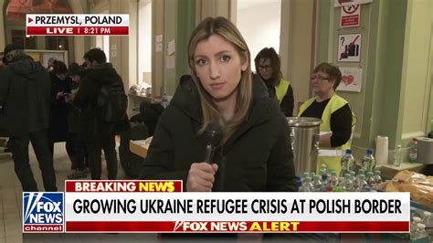 Ukrainian Refugee Crisis Grows At Polish Border While Russia Shelling