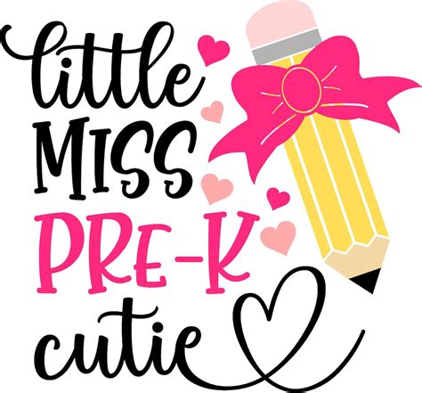 Little Miss Preschool Cutie Svg Preschool Svg Back To Etsy Riset