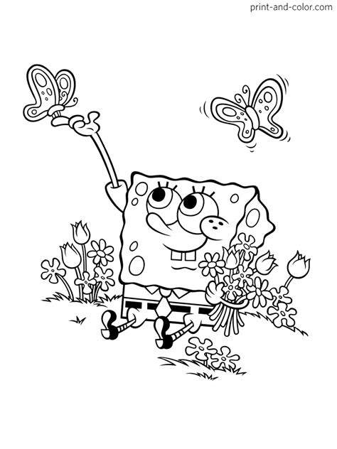 Popular spongebob squarepants coloring pages 90 32. spongebob squarepants coloring pages | Print and Color.com
