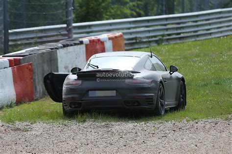 Porsche 911 Turbo Facelift Prototype Crashes On The Nurburgring