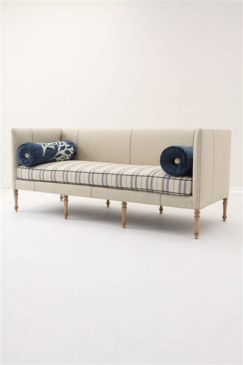 love the lines of this sofa!: ditte sofa anthropologie | Blue sofa, Sofa, Upholstered sofa