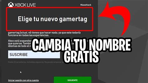 Cómo Cambiar Tu Gamertag Nombre En Xbox GrÁtis Youtube