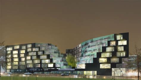 Housing Complex In Lille Evokes Rice Fields Geometry