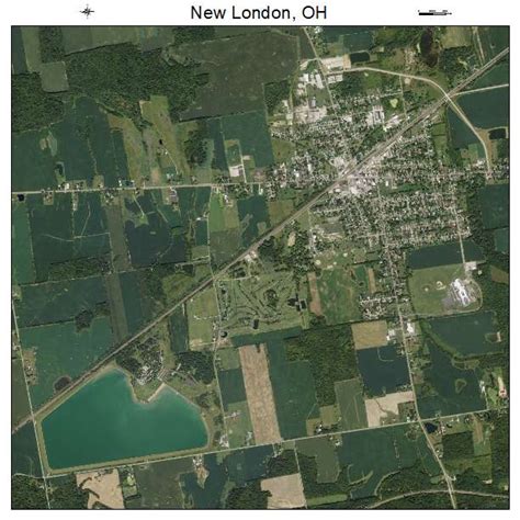 Aerial Photography Map Of New London Oh Ohio