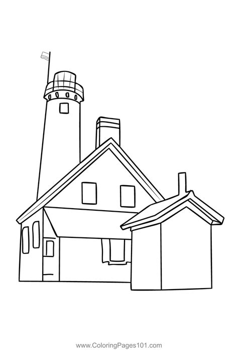 St Helena Island Lighthouse Coloring Page For Kids Free Saint Helena