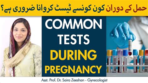 What Tests Are Necessary During Pregnancy Common Tests During Pregnancy Youtube