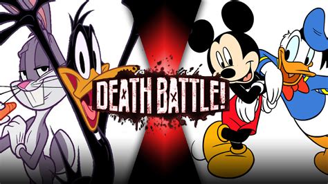 Bugs Bunny And Daffy Duck Vs Mickey Mouse And Donald Duck Death Battle Fanon Wiki Fandom