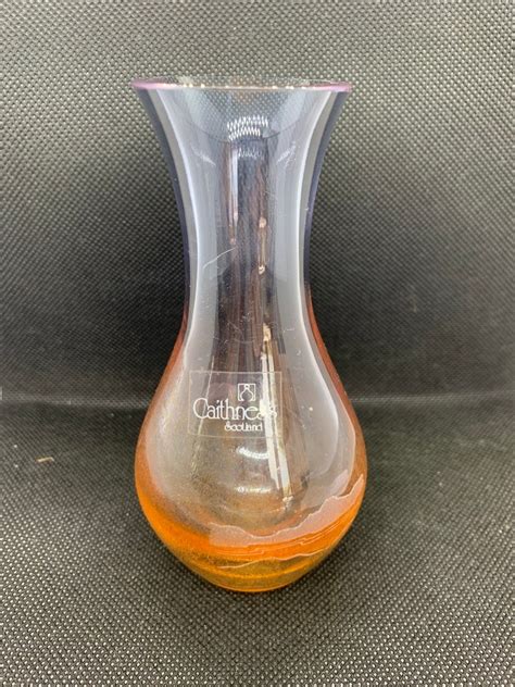 Scottish Caithness Glass Bud Vase Etsy