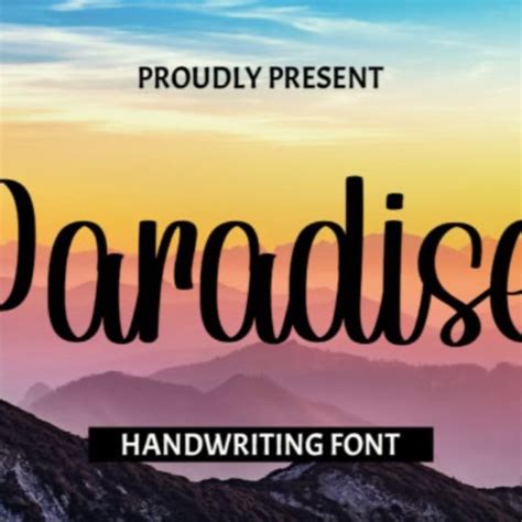 Paradise Schriftart Von Yanstudio · Creative Fabrica
