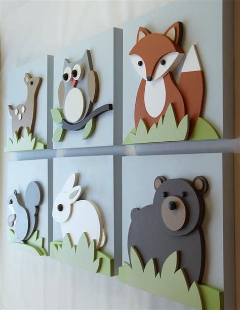 Wood Nursery Woodland Animal Nursery Woodland Animals Nursery Decor