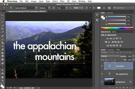 How To Add Text To Photoshop Image Images Poster