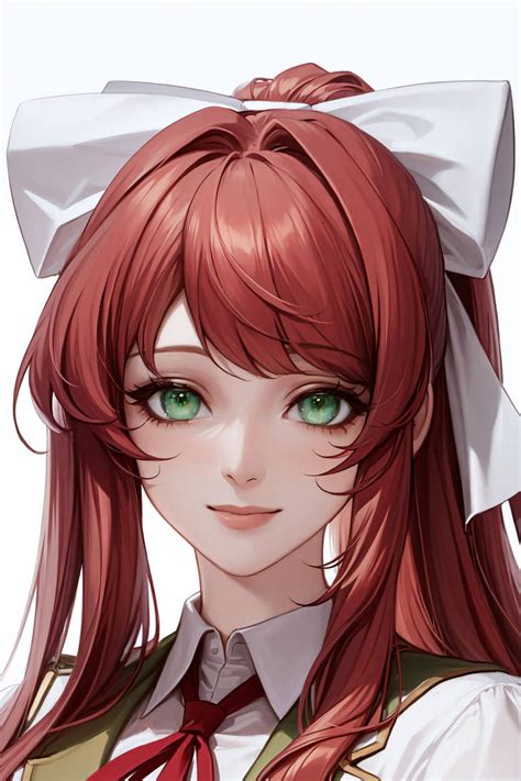 Semi Realistic Monika By Shirakawashuu On Deviantart