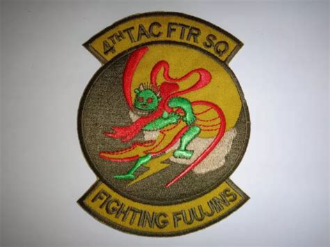Us Air Force 4th Tactical Fighter Squadron Fighting Fuujins Vietnam War