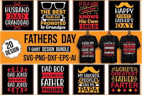 Fathers Day T Shirt Design Bundle Bundle · Creative Fabrica