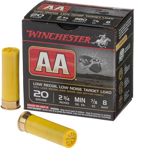 Winchester Aa Low Recoil 20 Gauge Shotshells Academy