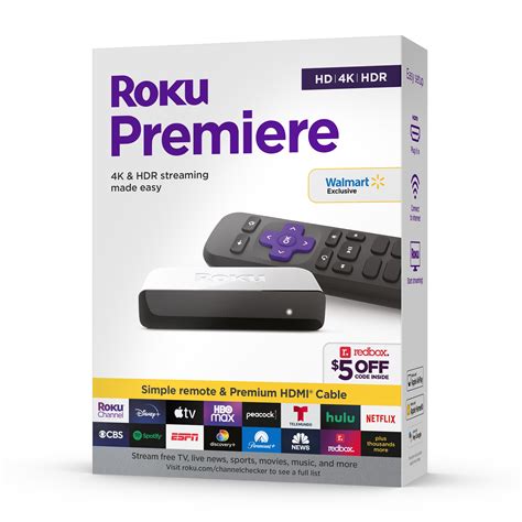 Roku Premiere 4khdr Streaming Media Player With Premium High Speed