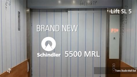 Schindler 5500 Mrl Service Elevator Trans Studio Mall Bali Id Lift