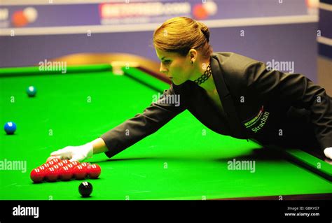 Referee Michaela Tabb Who Will Become The First Female To Referee A World Snooker Final During