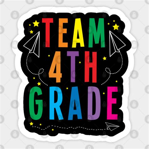 Fourth Grade Fourth Grade Sticker Teepublic