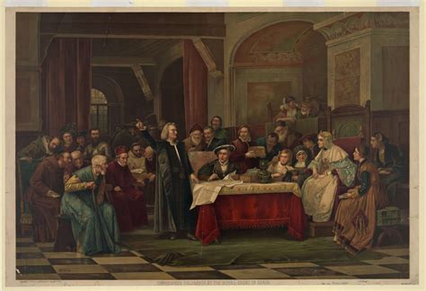 Christopher Columbus At The Royal Court Of Spain Encyclopedia Virginia