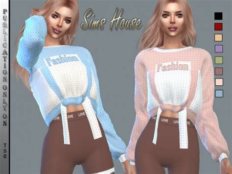 Sweater Fashion By Sims House At Tsr Sims 4 Updates
