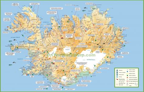 Iceland Tourist Map Printable Map Of Iceland Printable Maps