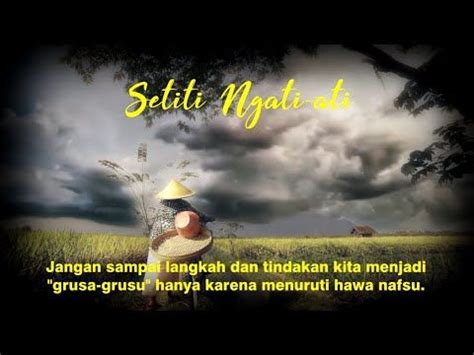 Weton jawa instagram story tiktok kekinian подробнее. Pitutur Bijak Jawa Tentang Kehidupan Yang Menginspirasi 3 ...