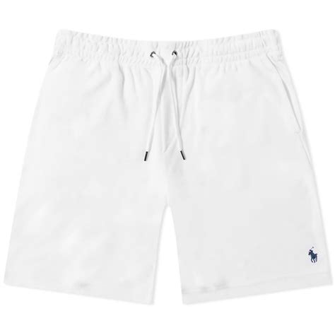 Polo Ralph Lauren Terry Towelling Short White End Us