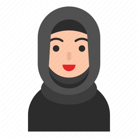 avatar hijab islam muslim people woman icon download on iconfinder