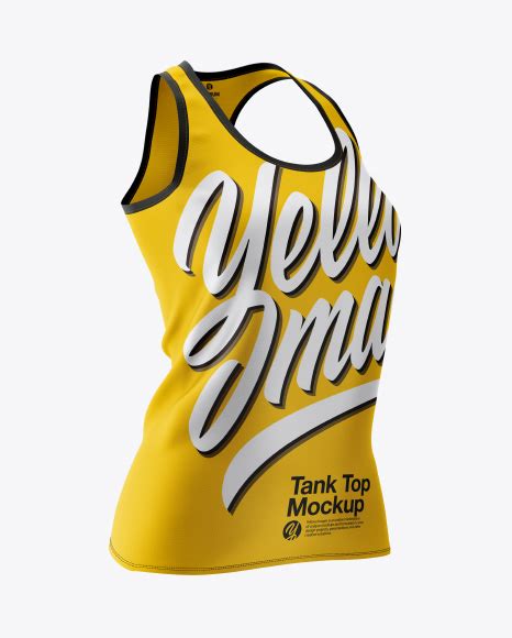 Download Download Woman's Tank Top Mockup - Half Side View Object ...