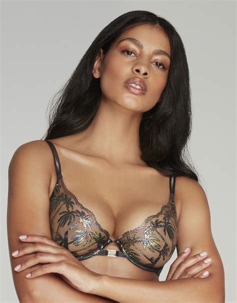 Cali Plunge Underwired Bra In Petrol Agent Provocateur All Lingerie