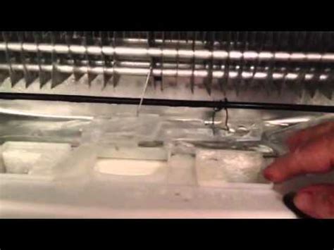 If you have a whirlpool, maytag, kitchenaid, roper, estate or kenmore defrostable refrigerator, that is leaking at its bottom and building up ice, you may ha. KITCHEN AID FRIDGE WATER PROBLEM - YouTube