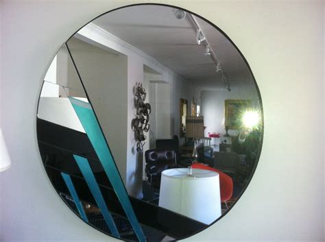 Vintage david marshall iris wall hanging mirror circa 1987. David Marshall signed mirror at 1stdibs