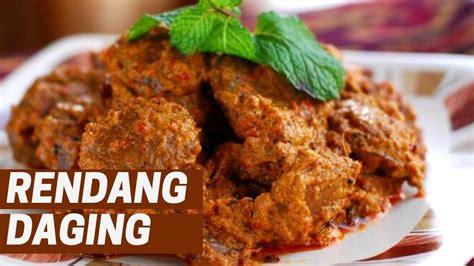 Resep rendang daging sapi enak dan empuk. Resep Rendang Daging Sapi Empuk | Resep masakan, Resep ...