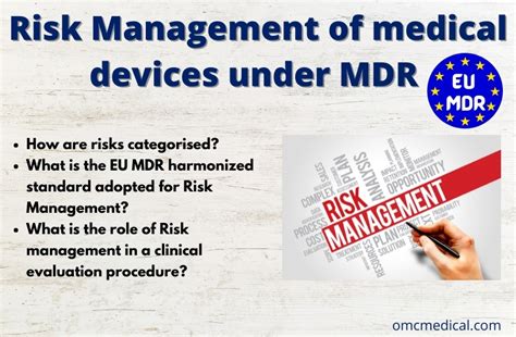 Risk Management Of Medical Devices Under Mdr Omc Medical