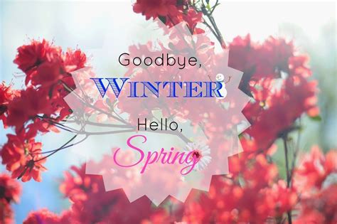Goodbye Winter Hello Spring Pictures Photos And Images For Facebook